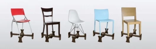Fits a variety of 4-legged chairs