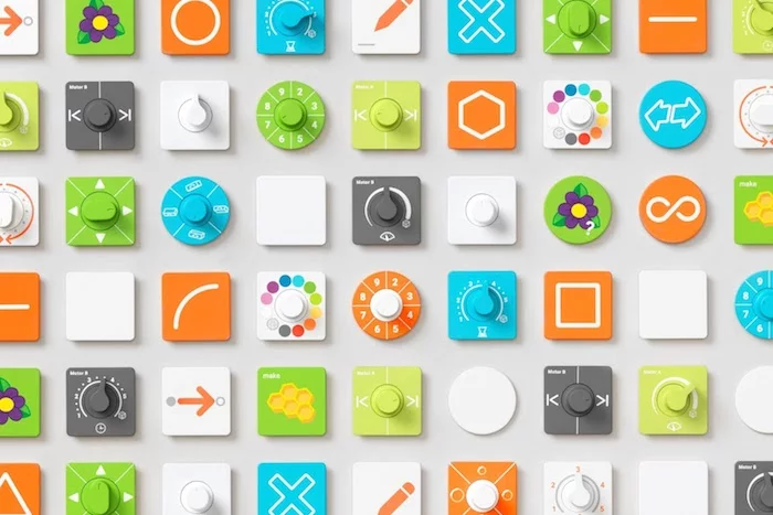 Project Bloks is a system designed to teach kids to code using programmable "pucks" that snap together like Lego bricks