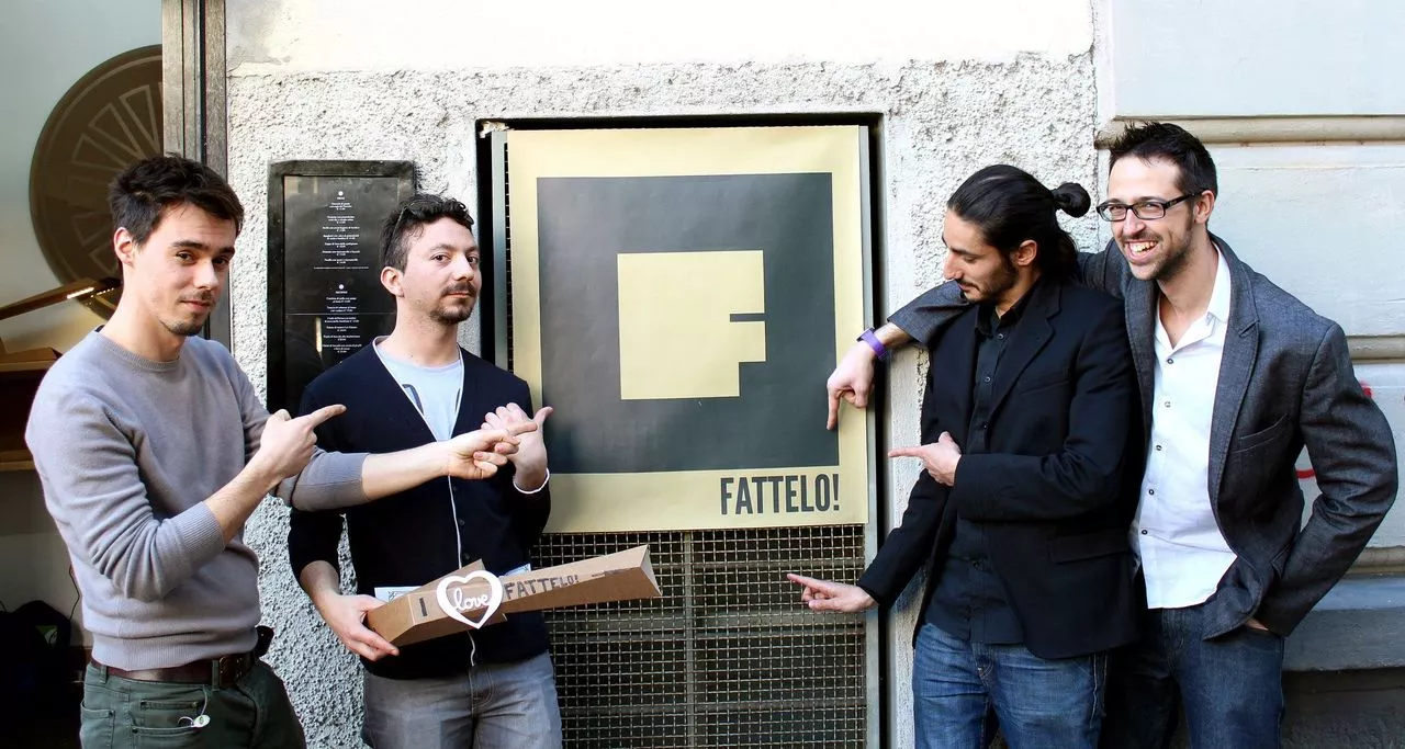 Fattelo founders Federico Trucchia, Daniele Schinaia, Antonio Scribano and Matt Compagnucci