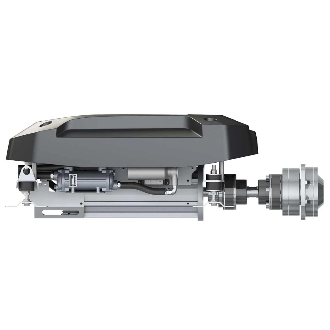 Installed with a Deep Blue 100-kW electric inboard motor and two lithium batteries with BMW technology (i3-type), the 740 Mirage Air is the ideal day cruiser
