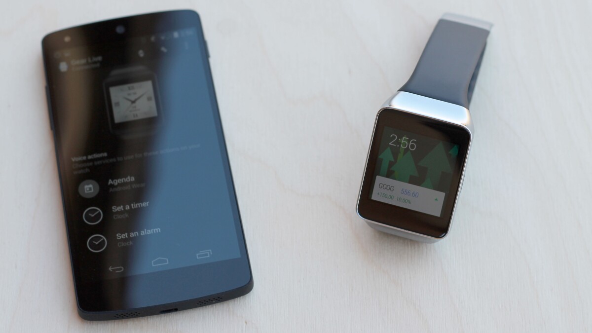 You'll need an Android phone, running Android 4.3 or higher, to pair with the Gear Live