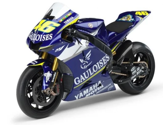 The 2005 YZR M1 begins the season in much better shape than at this time last year. The bike is clearly still down on horsepower compared to the Honda though.