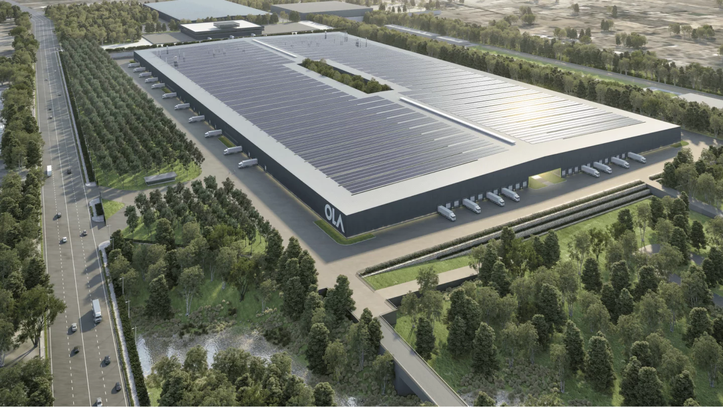 Ola's Futurefactory, now under construction, will be the world's largest motorcycle manufacturing plant, capable of building 10 million bikes a year