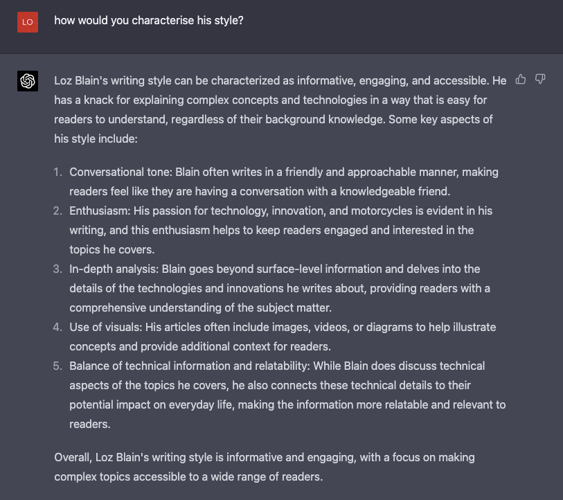 Autobúsqueda en Google del siguiente nivel: ChatGPT basado en GPT-3.5 dijo que no sabía nada sobre mí. 4.0 podría simplemente escribirme una referencia o darme una revisión de rendimiento a nivel superficial