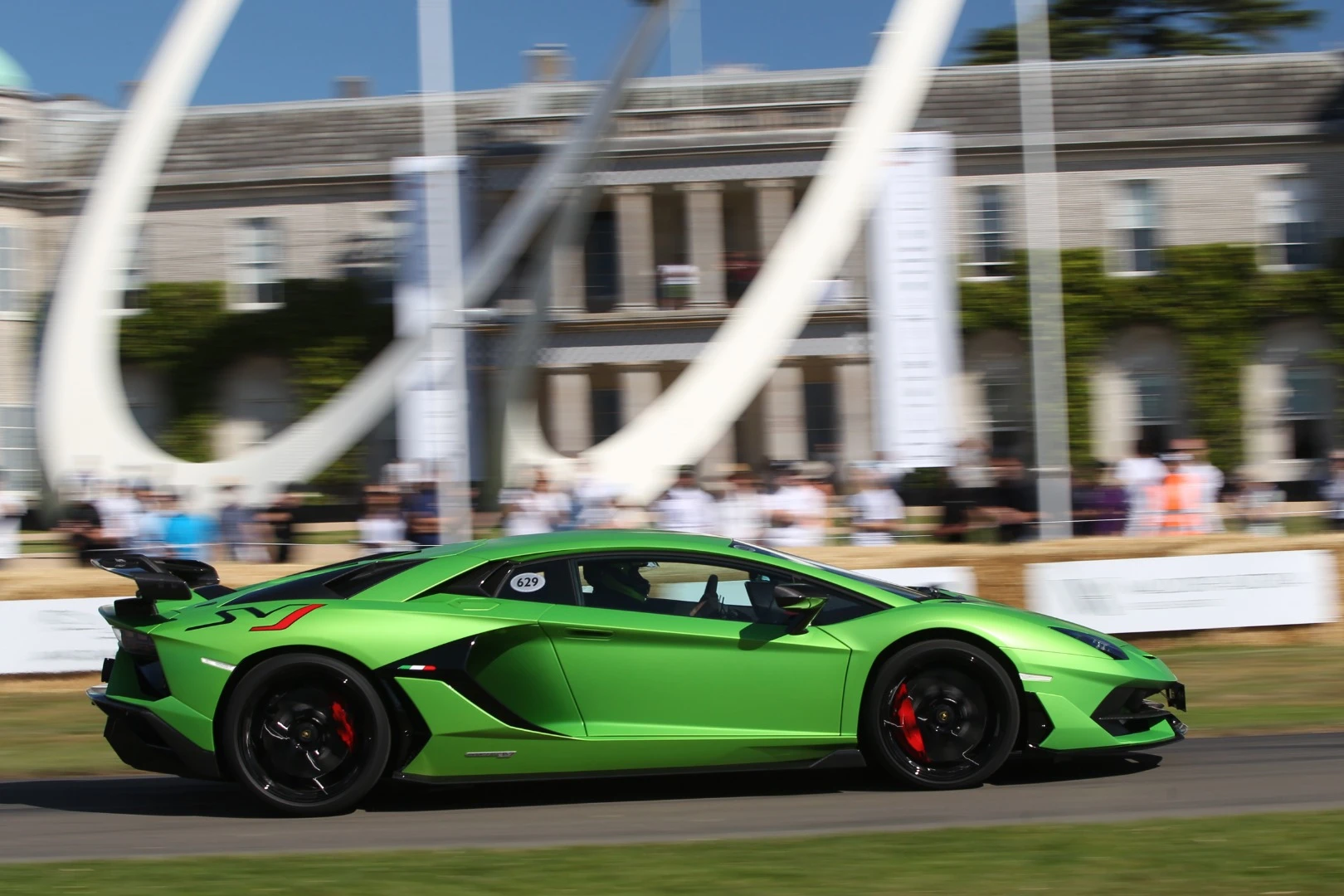The track-focused Lamborghini Aventador SVJ