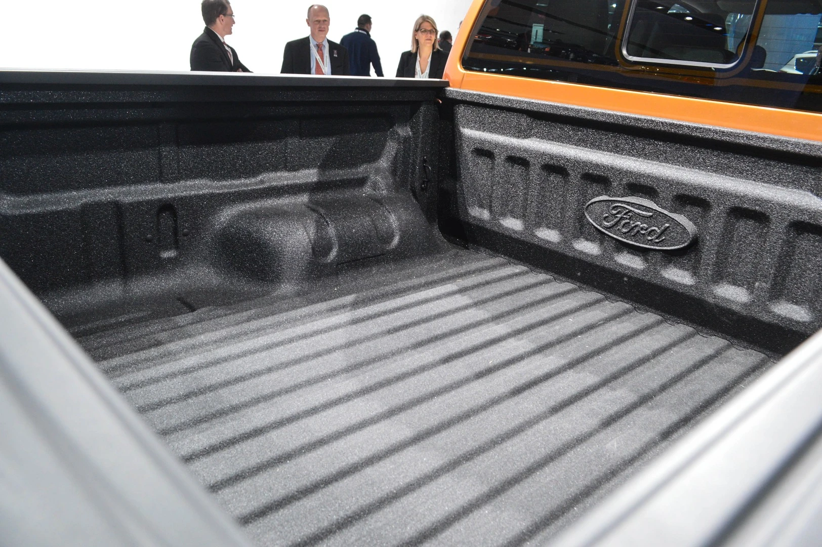 A peek at the new Ford Ranger's bed