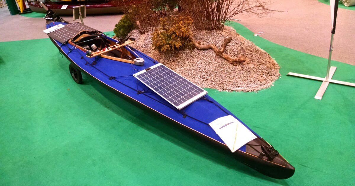 Klepper's solarpowered EKayak gives your arms a rest