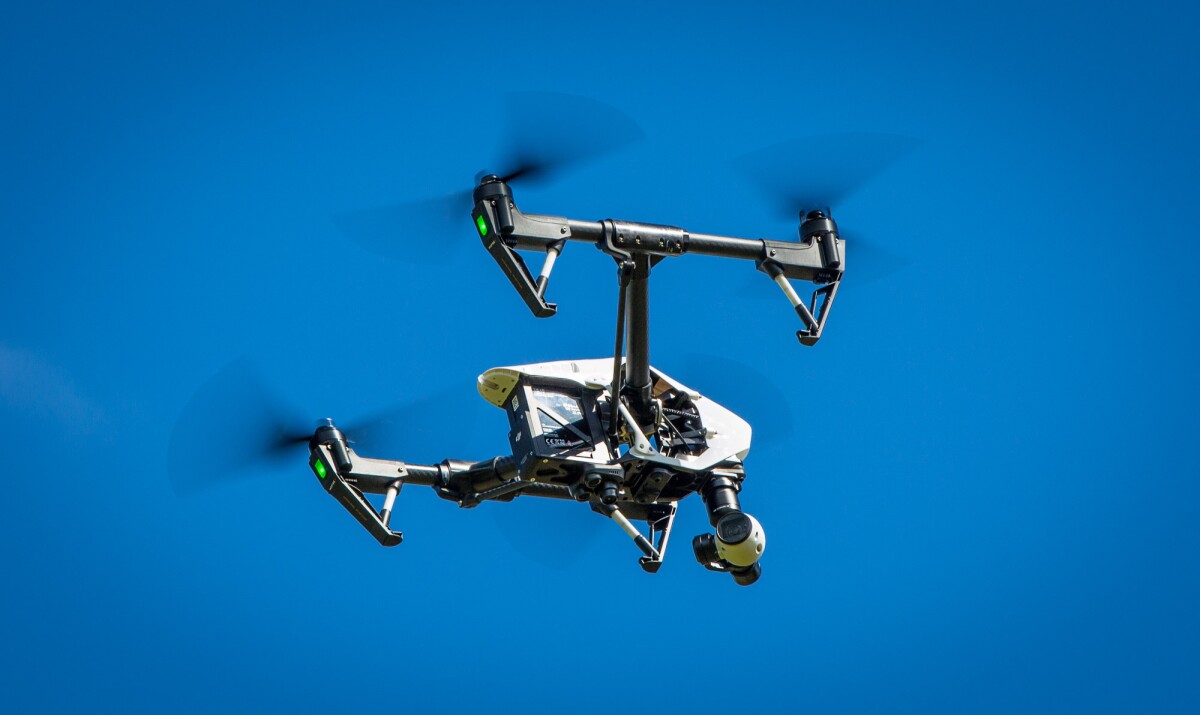 DJI Inspire 1: faster and more powerful in the air, with an 80kmh top speed (Photo: Noel McKeegan/Gizmag.com)