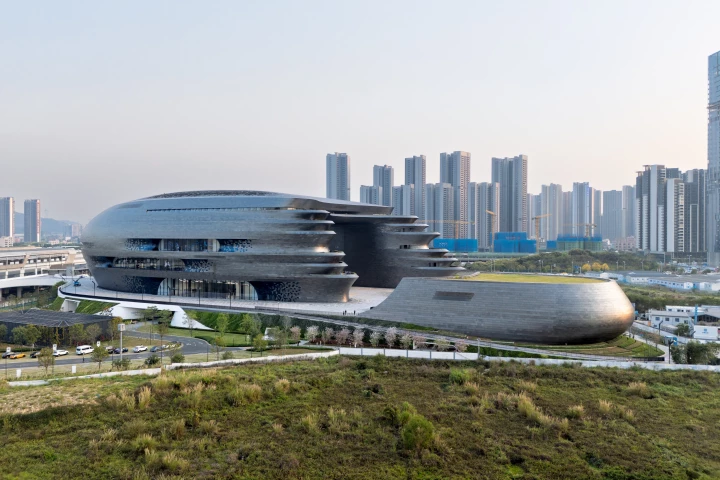 Zaha Hadid Architects' energy efficient Shenzhen Science & Technology Museum has opened to the public in China
