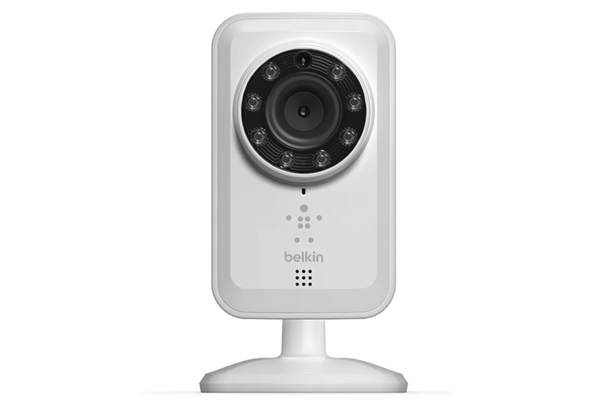 Belkin's new NetCam security camera comes with night vision and lets you monitor your home from anywhere using a smartphone or tablet