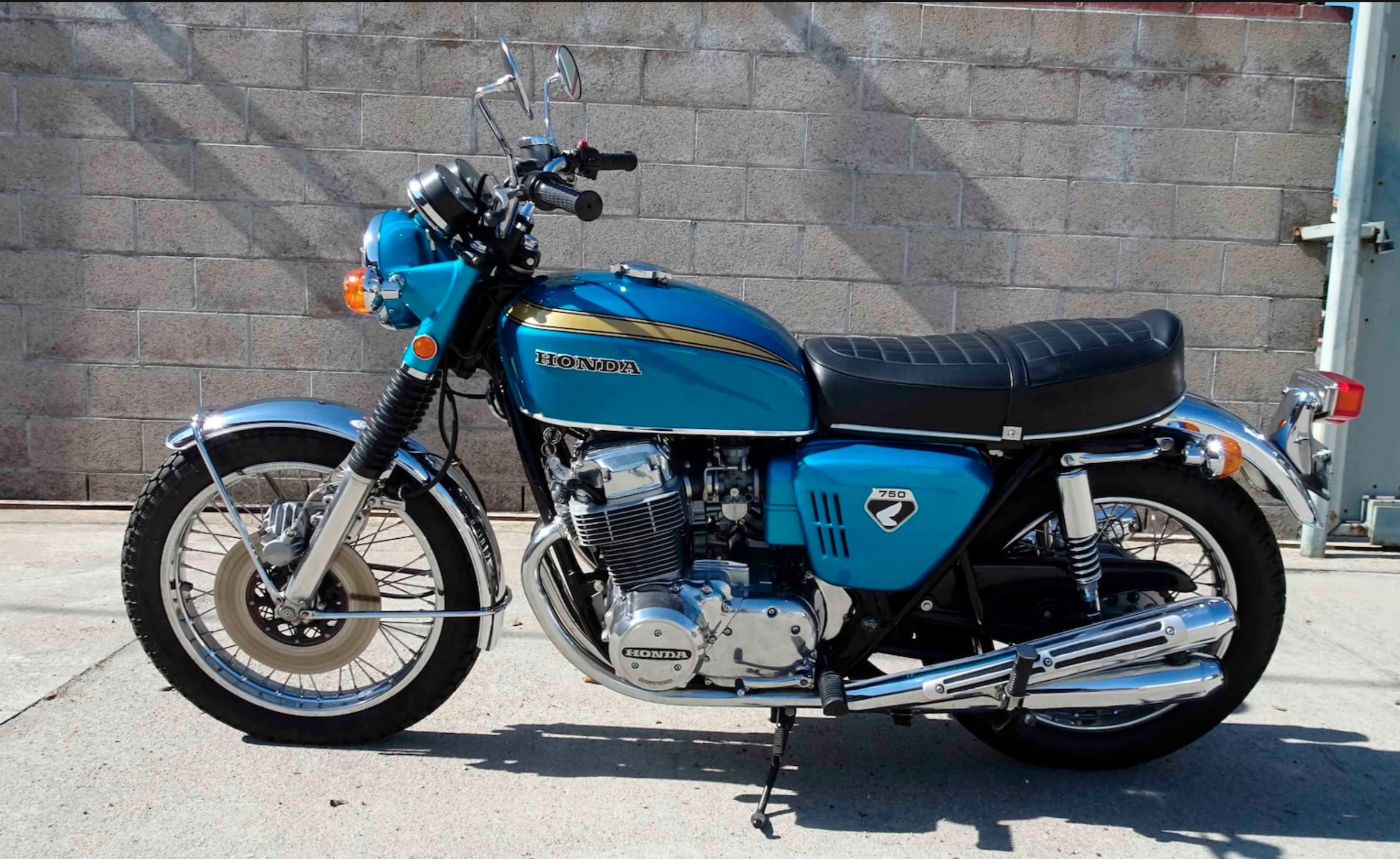 This 1970 Honda CB750 set a model record for a CB750 at US$55,000