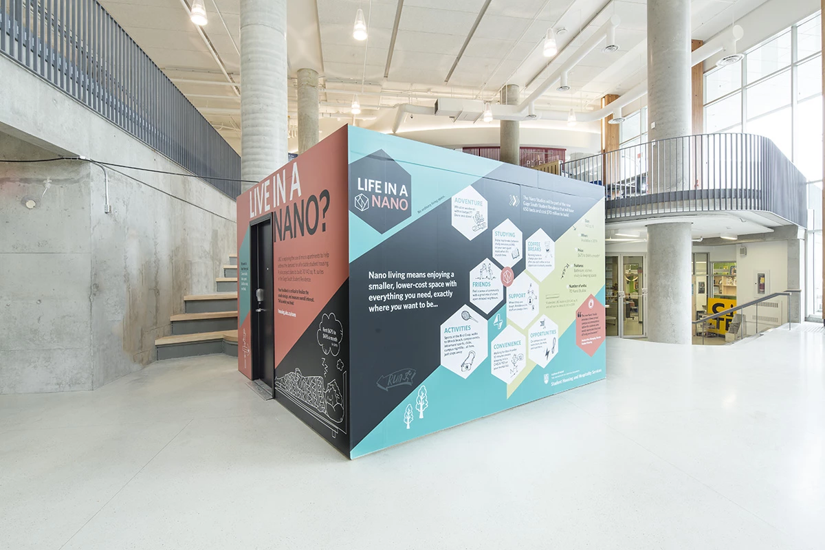 The Nano suites will cover an area of just 140 sq ft (13 sq m)