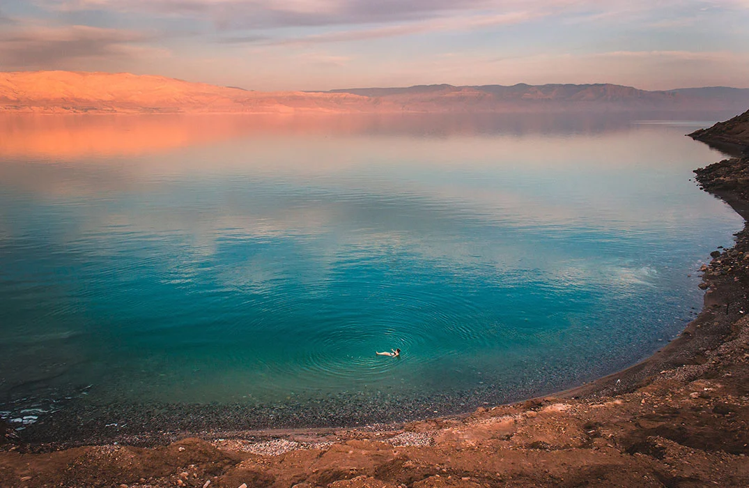 A winner in the Landscape category, Floating in the Dead Sea