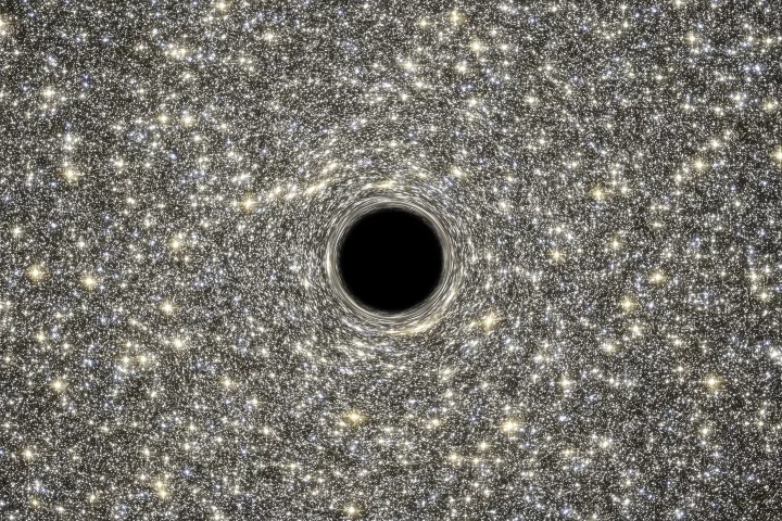 A ring-shaped black hole in a universe with at least five dimensions could break Einstein's theory of general relativity