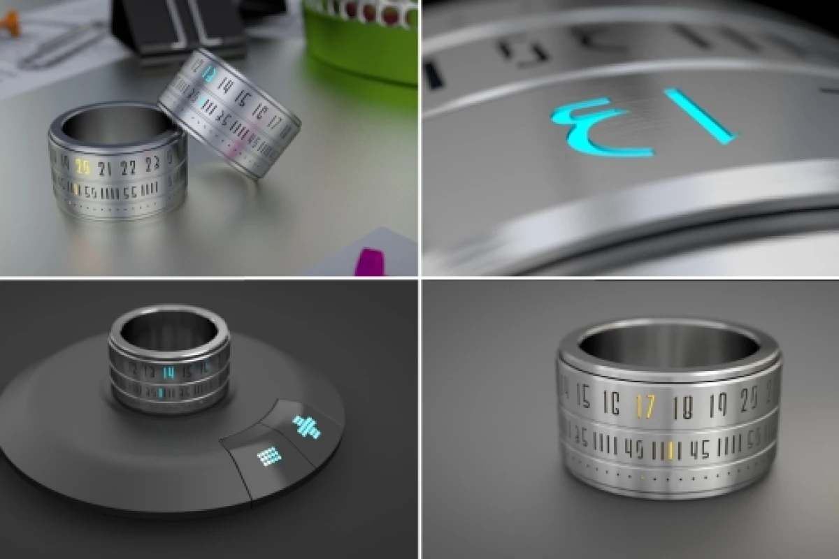 The Ring Clock is a watch that you wear as a ring rather than a bracelet