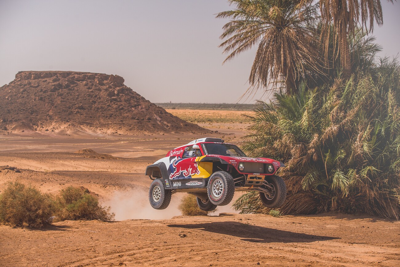 The X-raid MINI JCW Buggy in action