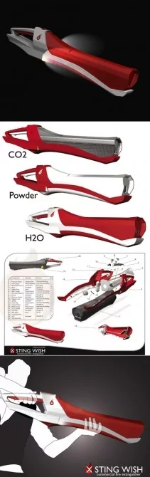 X Sting Wish fire extinguisher