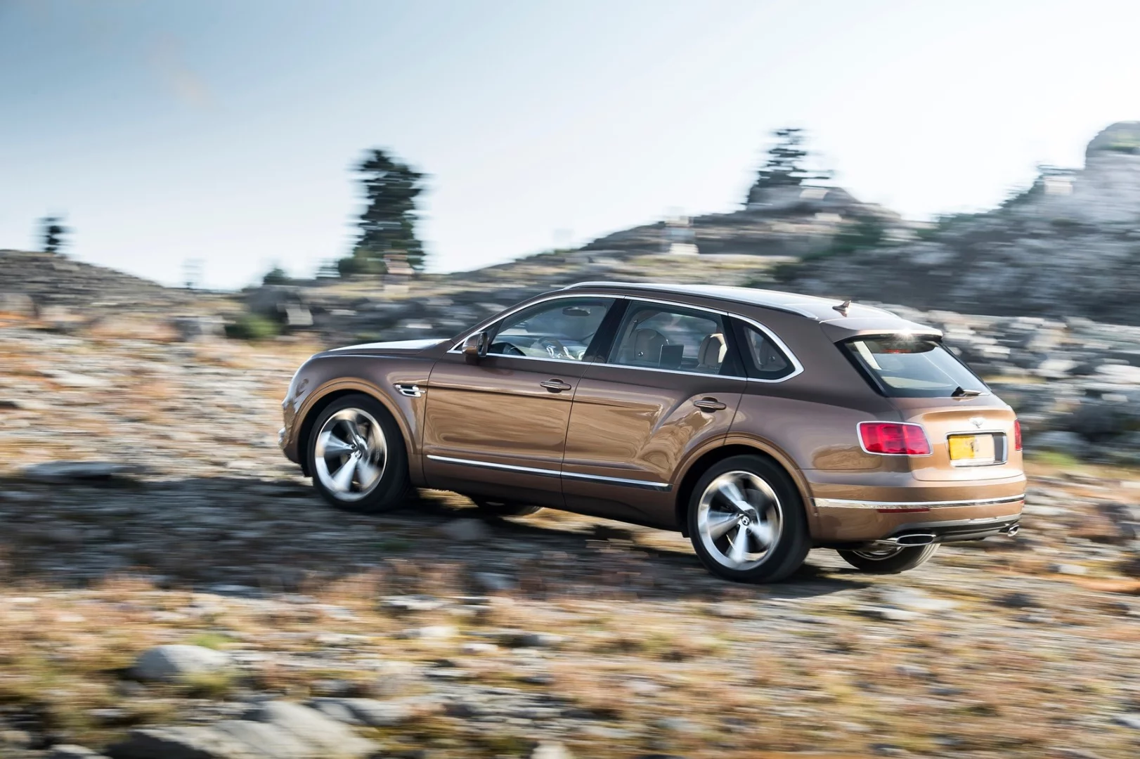 The ride of the Bentayga can be tailored to suit a variety of surfaces