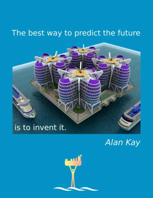 Paypal founder Peter Thiel is investing in a project that hopes to create floating cities that are free from political agendas (image by Seasteading Media)