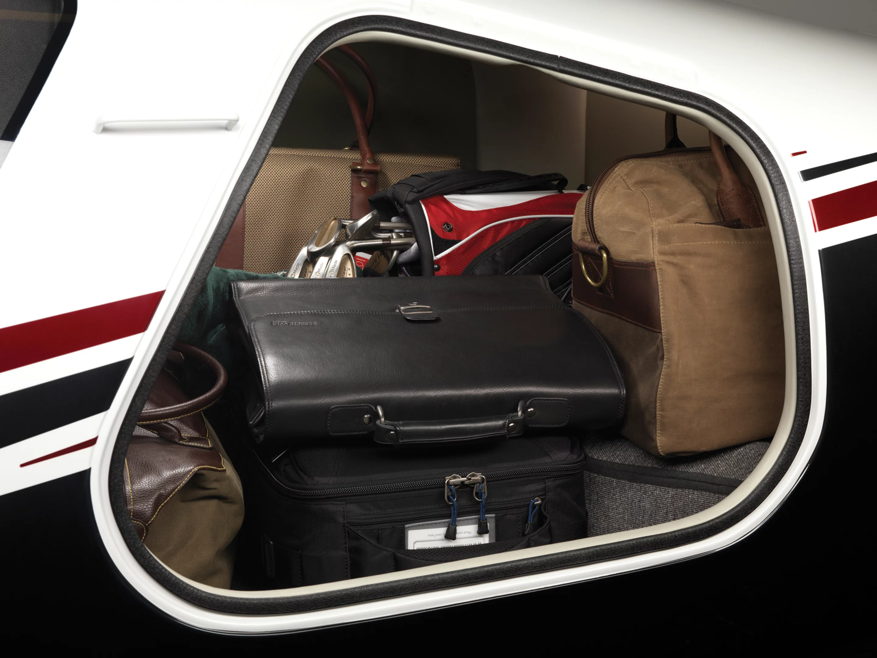 The TTX's luggage compartment