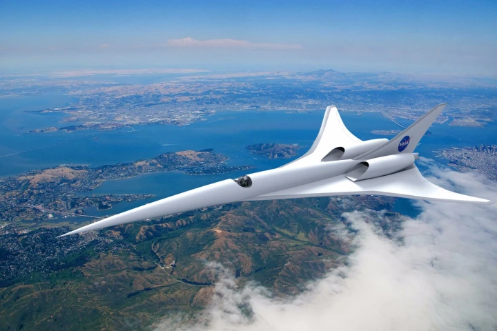 Artist's concept of a hypersonic aircraft