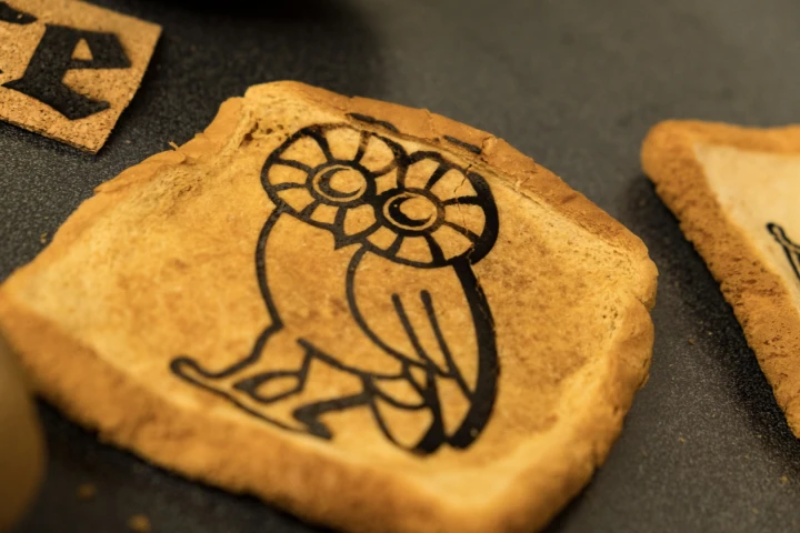 The James Tour lab at Rice University has developed a way to etch edible graphene onto foods like toast and potatoes