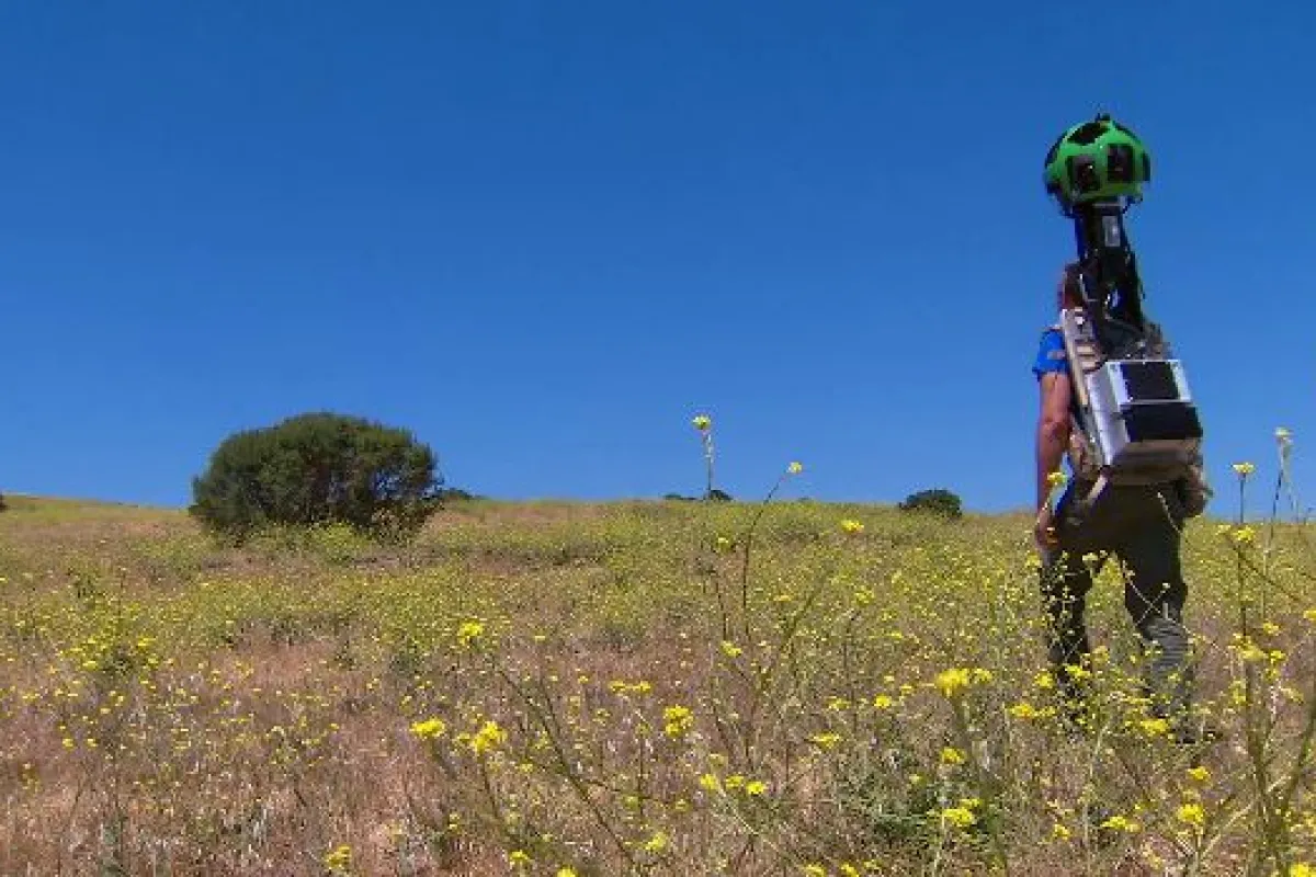 The Android-powered system is contained within a single backpack (Photo: Google)