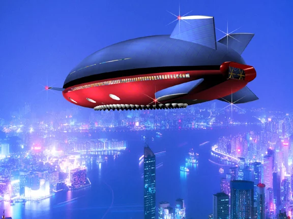 Artists rendering of the Aeroscraft