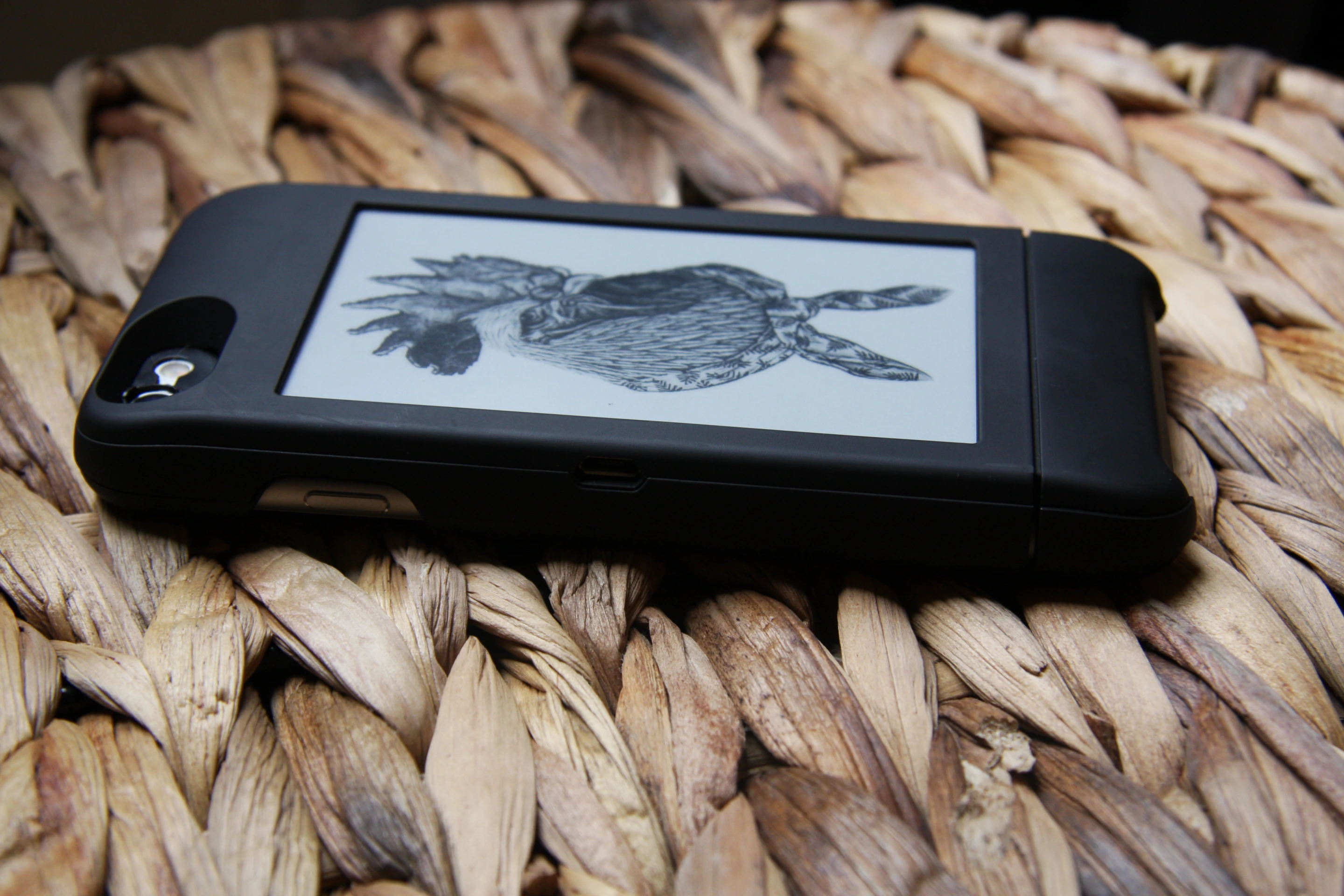 A button on the side of the case allows you to scroll through saved images (Photo: Emily Price/Gizmag.com)