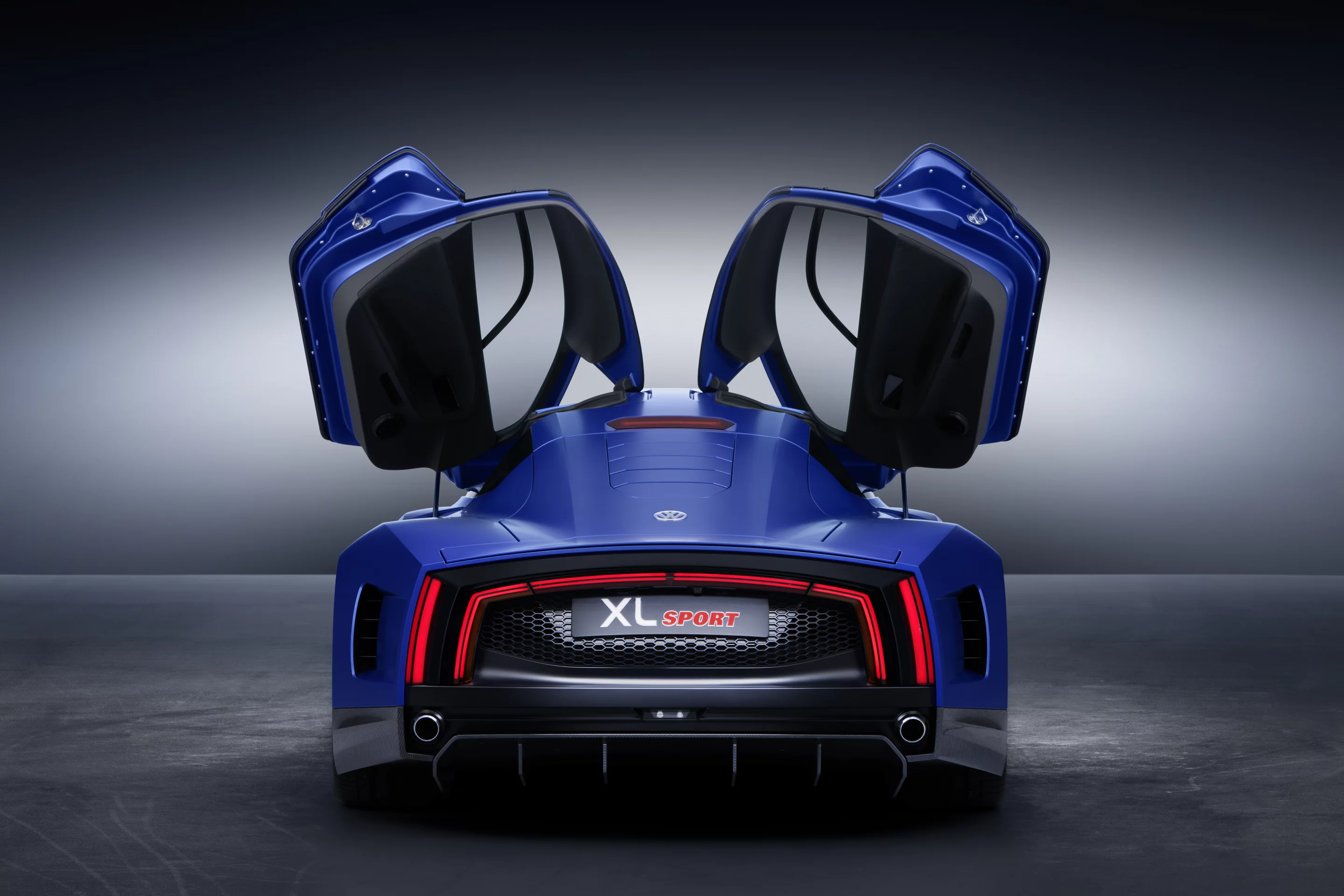 At the rear, the XL1's LED ribbon taillights are instantly recognisable