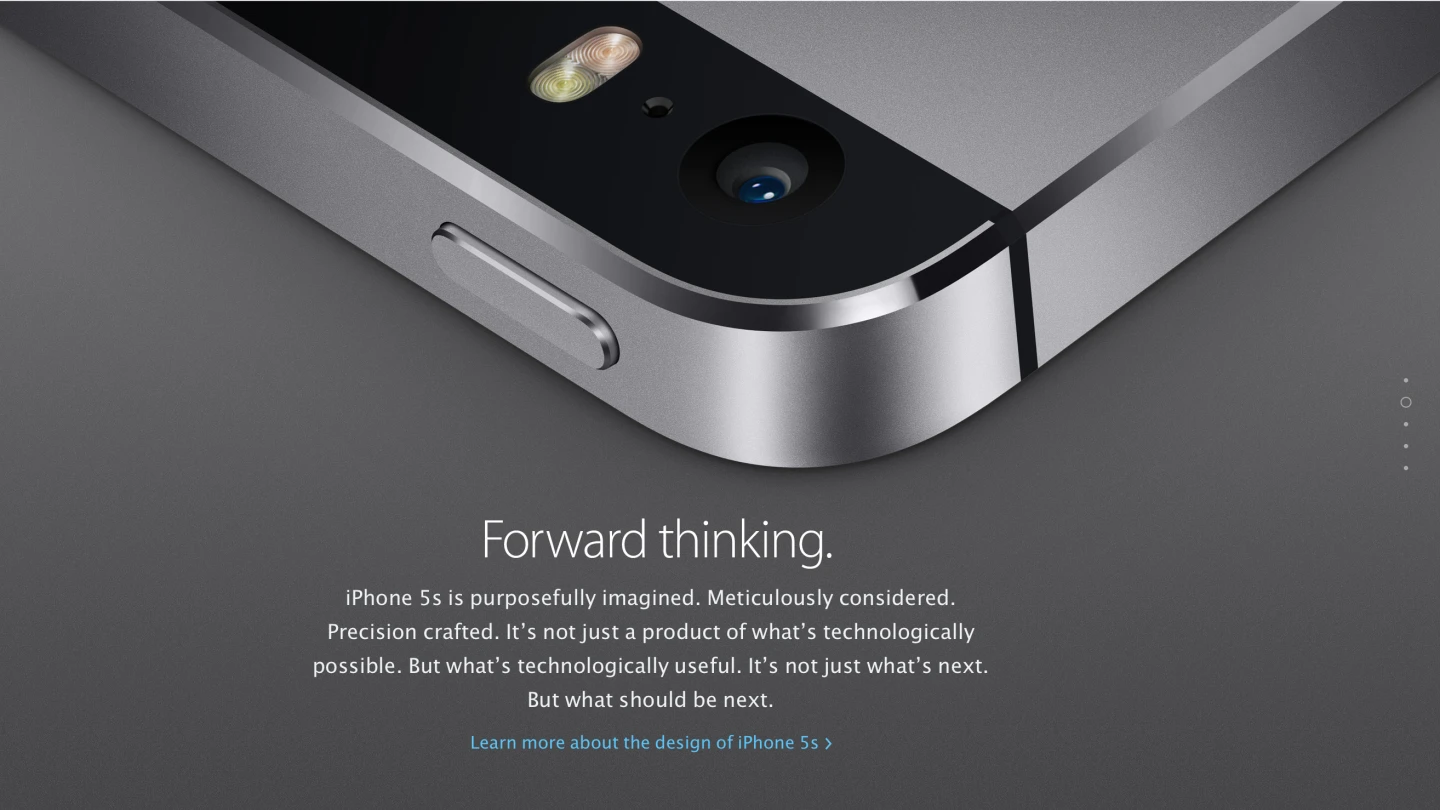 Apple's iPhone 5S is the first smartphone to feature 64-bit technology