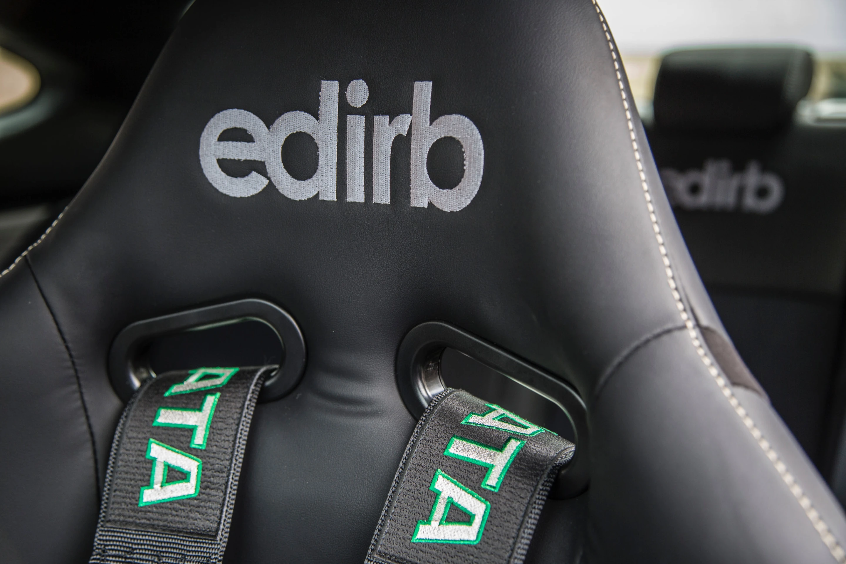 Bride racing seats and Takata racing harnesses make an appearance in the interior of Gordon Ting/Beyond Marketing's RC 350 F Sport
