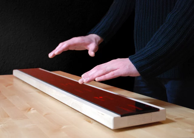 An early prototype of the Airpiano