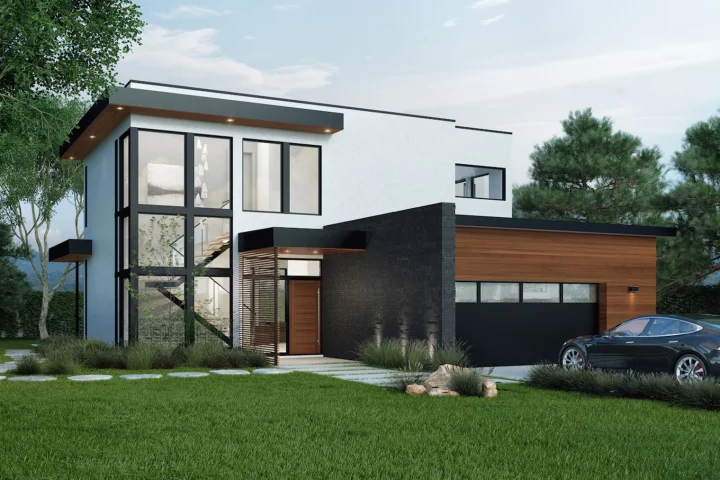 The Jacobson Residence will cover 3,200 sq ft (297 sq m)