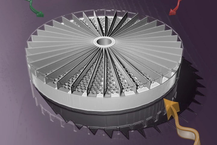 The unique distortion from the slice that the sound passes through allows the prototype sensor to separate simultaneous sounds