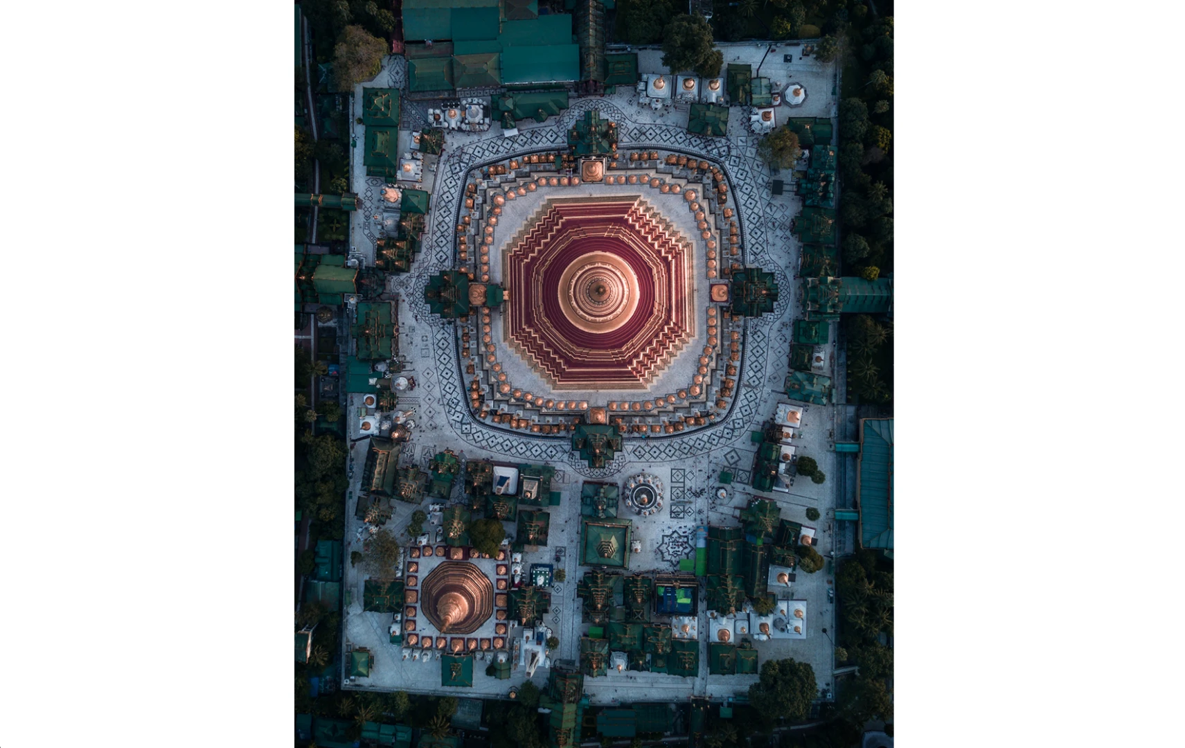 Temples in Myanmar. (Credit: Dimitar Karanikolov / Behance CC BY-NC-ND 4.0)