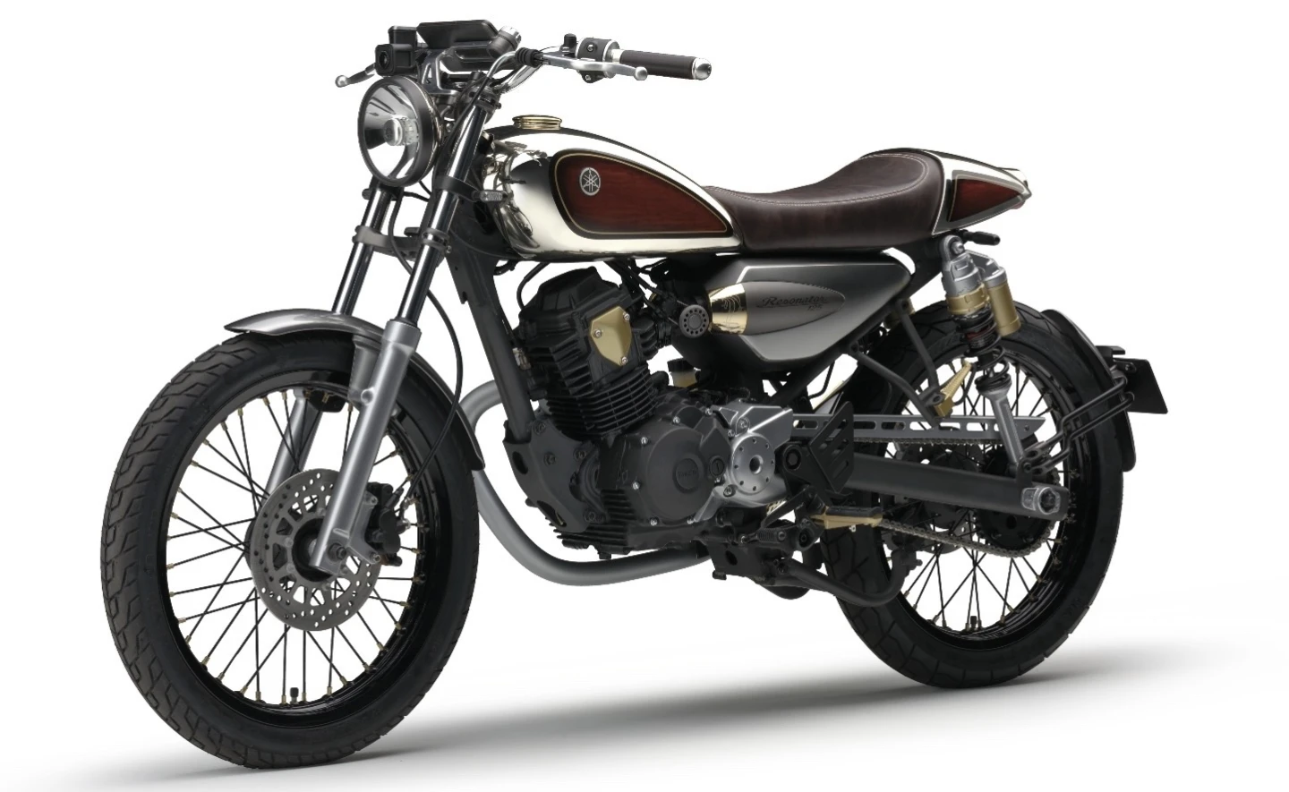 The Resonator 125 owes its name to the fabrication techniques that rely on Yamaha's musical instruments manufacturing