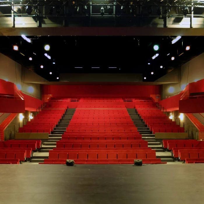 The Metaphone contains a fully-featured concert hall plus all necessary amenities and service areas within its black concrete walls (Photo: André Morin)