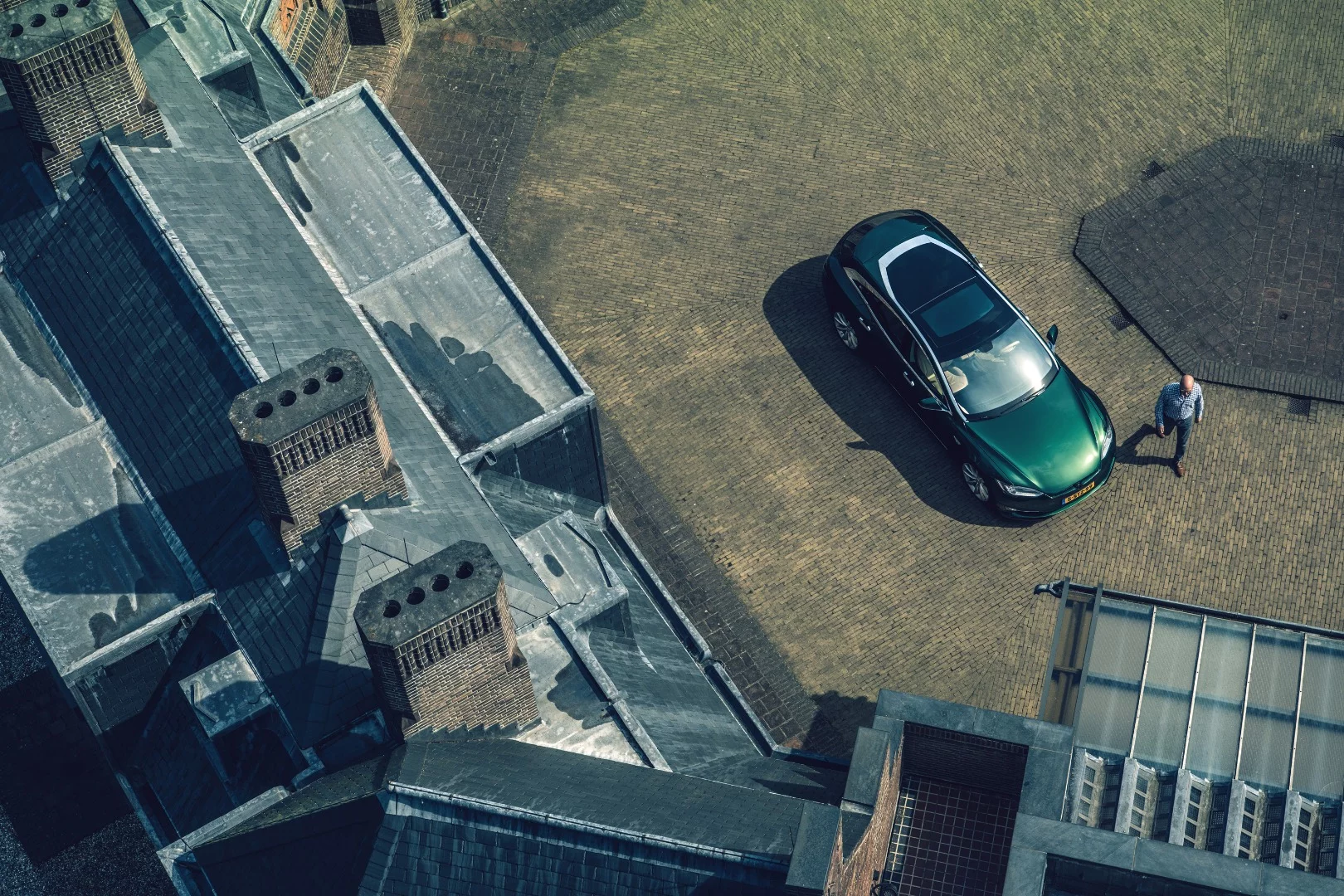 "The conversion merges seamlessly with the Tesla base vehicle, whilst clearly communicating though form, design language and materials that this is a tailor-made Shooting Brake," said designer Niels van Roij