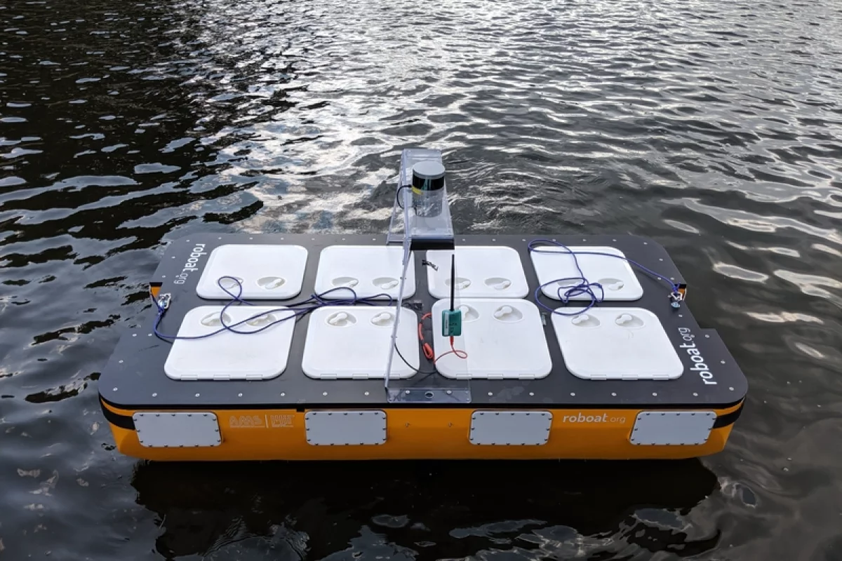 Roboat II is the latest version of MIT's autonomous boat