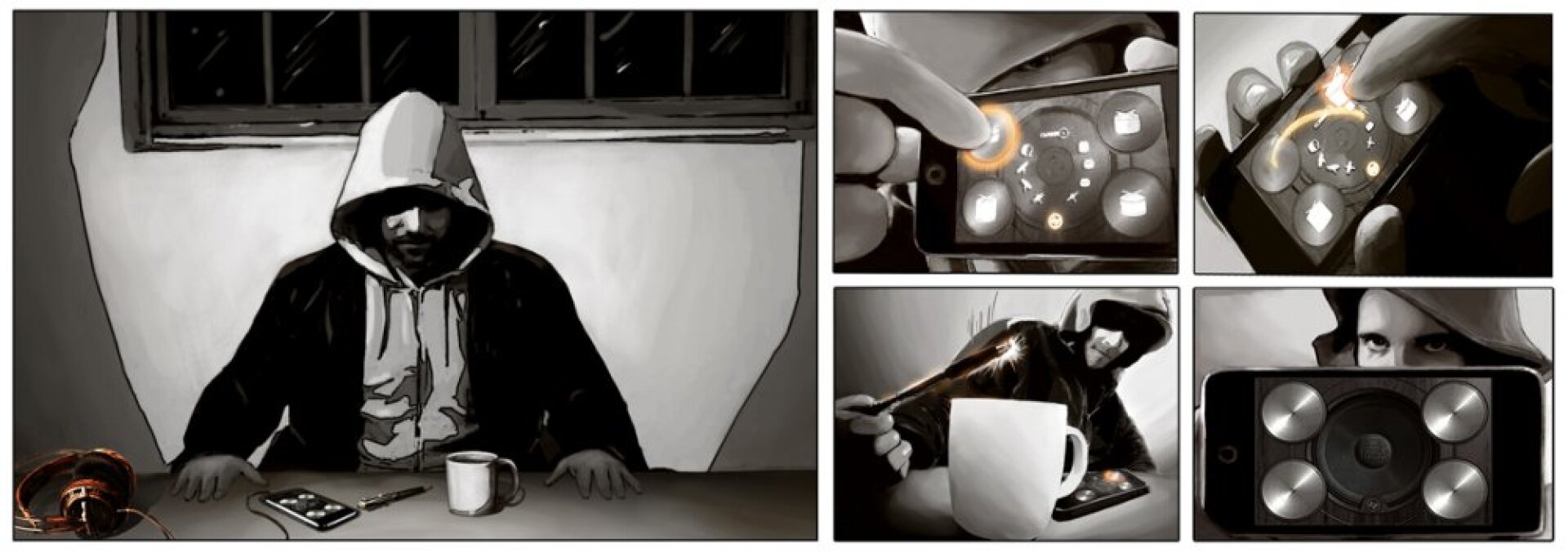 TableDrum iDevice app turns any surface into a virtual drum kit