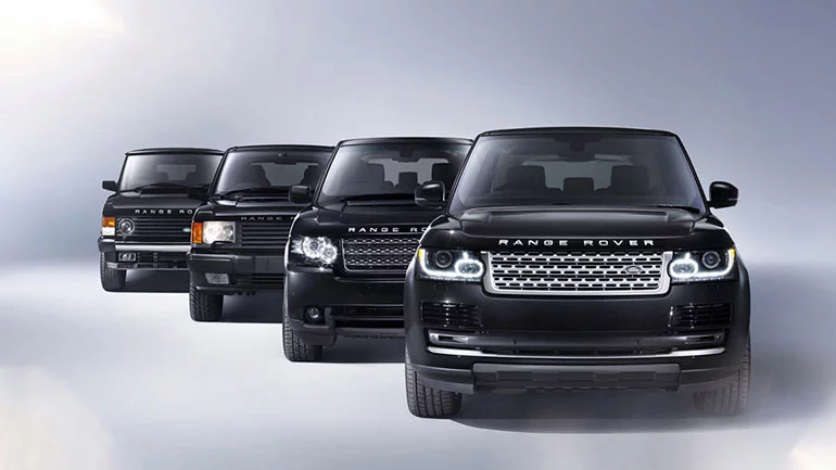 2013 Range Rover and the previous generations