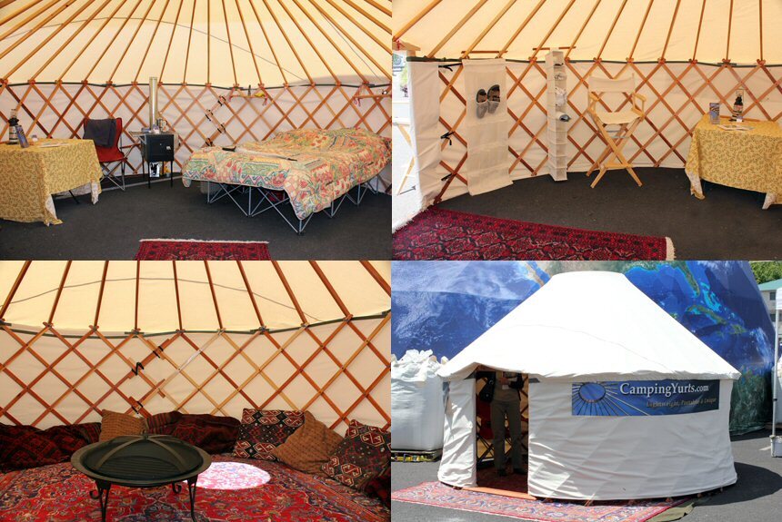 Inside and out: the Camping Yurt