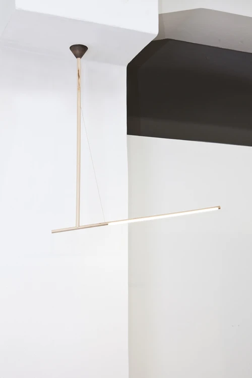 The designer's intention is that the will to use the lamp must be strong enough to overcome the fear of upsetting the equilibrium (Photo: Mieke Meijer)