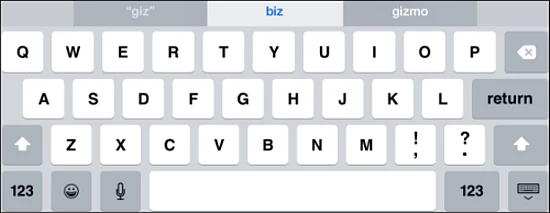 Predictive text is now available in iOS 8