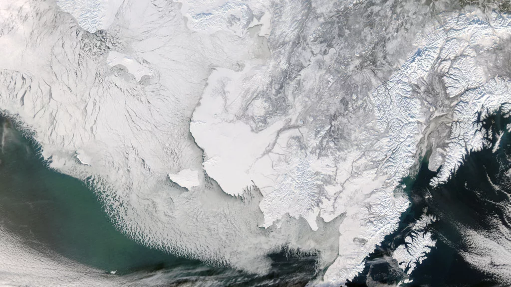 New research indicates a mini ice age can be brought on in a matter or months (Image: NASA)
