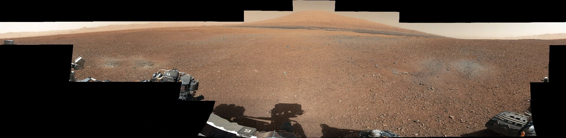 First panorama taken by Curiosity