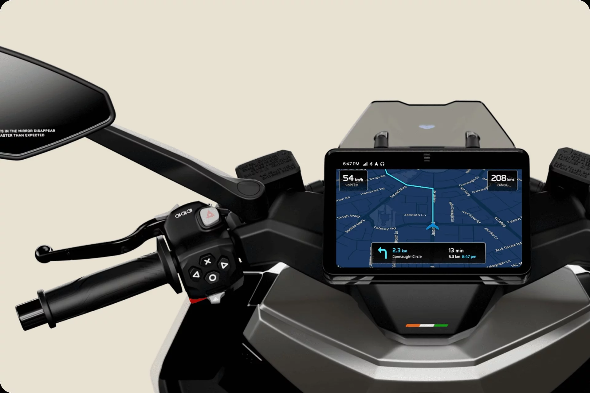 The Tesseract gets a 7-inch TFT display with