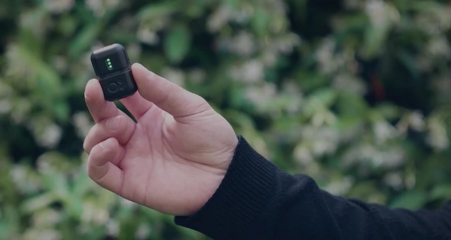 The Instamic audio recorder measures 1.5 x 1 x 0.5 in (38 x 25.4 x 12.7 mm) and will attach to pretty much anything