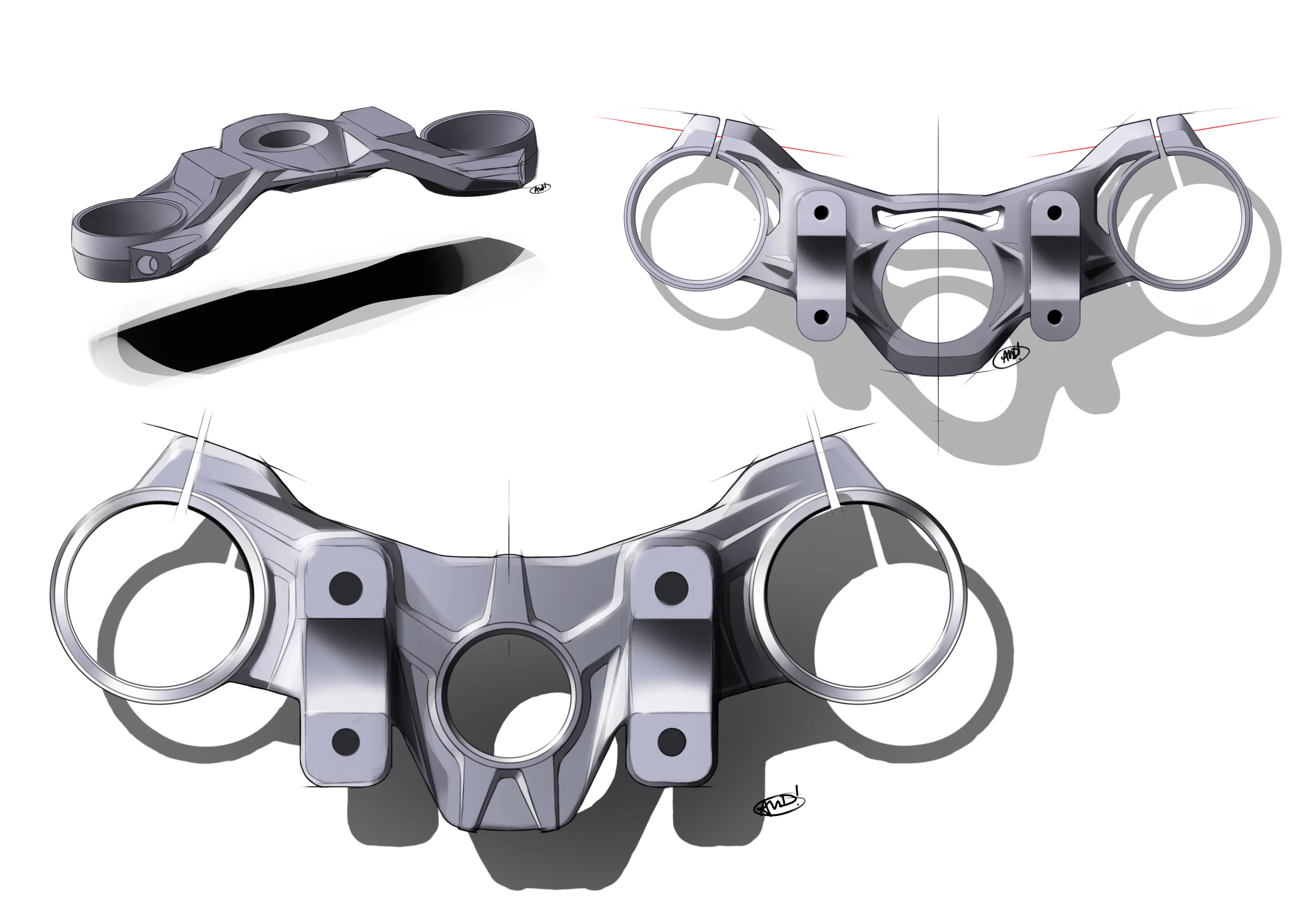 BMW's S1000XR: design sketch